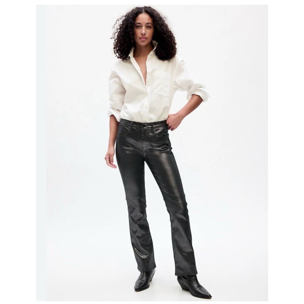 Gap Pants Vegan Leather Baby Boot Size 10 Retails $89